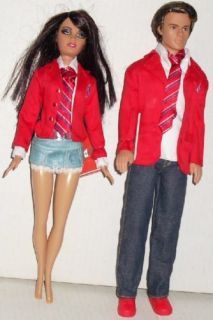 Barbie Ken Dolls Rebelde Elite Way School Dressed