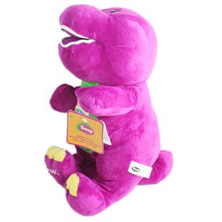 Singing I Love You Barney 15 inch Plush Doll Stuffed Figure for Child 