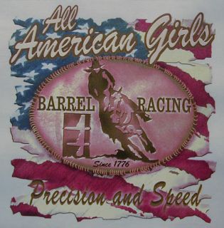 Cowgirl Barrel Racing Precision Speed Rodeo Shirt