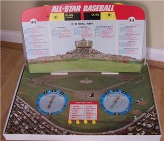 1969 Cadaco All Star Baseball Game Complete 62 PLAYERS DISC BABE RUTH