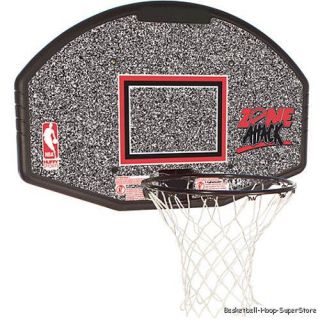 The Spalding® 80602R NBA basketball rim and backboard combo pairs a 
