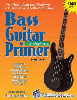 Introduction to Bass Guitar Beginners Lessons DVD with Book and Play 