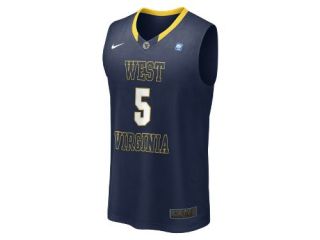  Nike College Twill (West Virginia) Mens Basketball Jersey