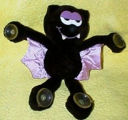 Vintage Vampire Bat 12 Stick Up Plush by Russ Suction Cups
