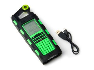 Etón Raptor NSP200WXGR Solar USB Charger and Weatherband Radio (Green 