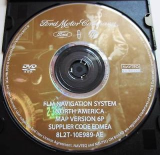 2008 Mariner & Hybrid Navigation DVD Map 6P Update Disc / 8L2T 10E989 