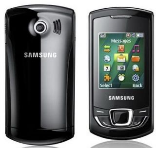 BRAND NEW SAMSUNG E2550 MOBILE PHONE BLACK UNLOCKED SIM FREE 1 YEARS 