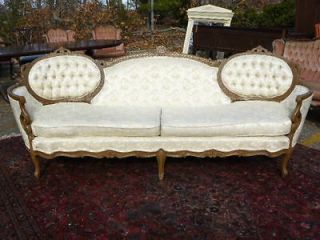 antique french louis xvi living room sofa couch time left