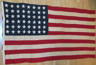 beautiful vintage pre 1959 48 star large american flag time left $ 82 