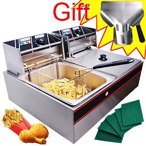 Newly listed NEW COMMERCIAL ELECTRIC DUAL BASKET DEEP FRYER RESTAURANT 