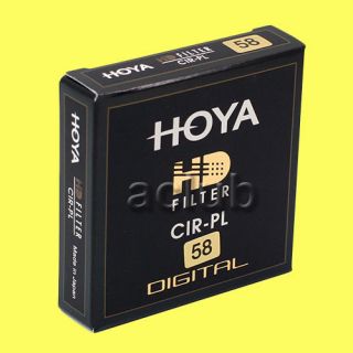 Genuine Hoya 58mm HD Circular PL CIR PL Filter High Definition C PL 