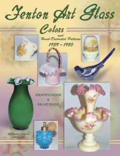 Fenton Art Glass Colors and Hand Decorated Patterns  1939 1
