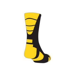 Goalline Vapor Elite Socks   Black/Gold (Small   5.5 top)   proDRI 