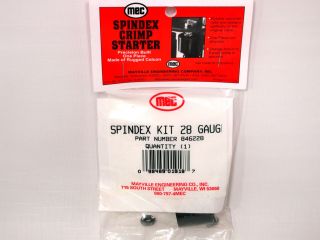 mec reloader crimp starter spindex kit 28 ga nib time
