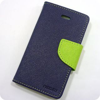 iPhone 4 4S Fancy Leather Flip Case Cover Pouch Protector Diary Card 