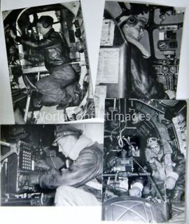 Newly listed WWII B 24 Liberator In Flight Crew Members Four 4 X 6 