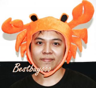 crab seafood fish costume adult kids hat mask halloween time