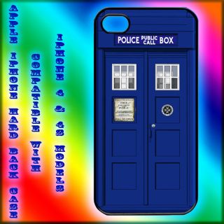 Doctor Who Tardis Iphone 4 4s Hard case Police Public Call Box Apple 