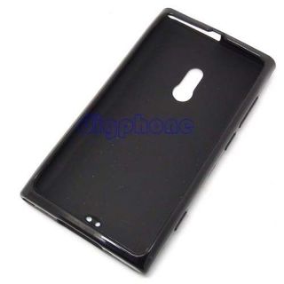Black TPU Silicone Gel Case Cover For Nokia Sea Ray Lumia 800