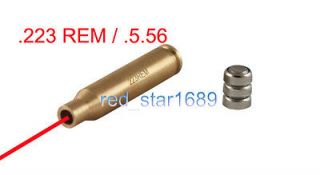 223 5.56 REM red laser bore sighter / .223 REM Laser Bore Sight brass*