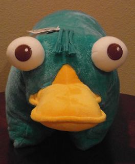 DISNEY PARKS PERRY THE PLATYPUS FROM PHINEAS AND FERB PILLOW PET 