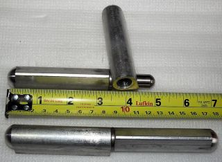 Aluminum WELD ON (Bullet, Lift Off) HINGE, fixed st. steel pin, 180 