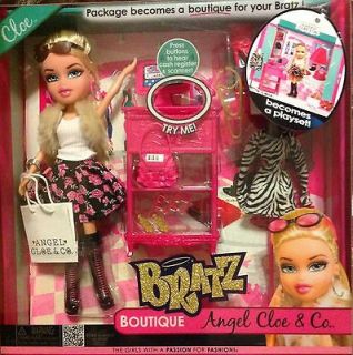 New In Box Bratz Boutique Cloe Doll Angel Cloe & Co Doll Accessories 