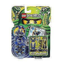 LEGO Ninjago Snake Series Slithraa Blue Snake (9573) Spinner
