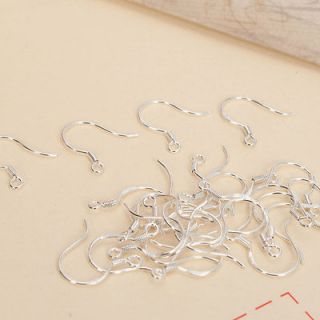 Wholesale New 50 Pcs Coil Wire 925 Sterling Silver French Earring 