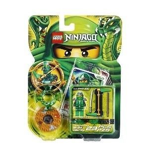 LEGO NINJAGO LLOYD ZX 9574 BRAND NEW GREEN NINJA MIINFIGURE & SPINNER 