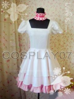 Card Captor Sakura white Cosplay Costume Custom Size Halloween