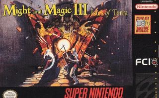 Might and Magic III Isles of Terra Super Nintendo, 1994