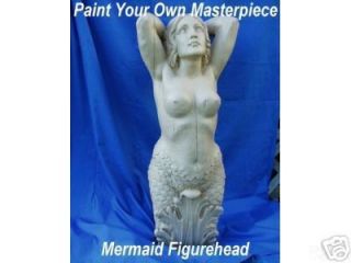 nautical mermaid figurehead u paint crafts home decor  149 