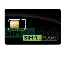 simple mobile micro starter kit sim card lots of 5