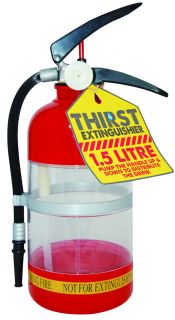 Thirst Extinguisher   1.5 Litre Novelty Drink Dispenser   Quench your 