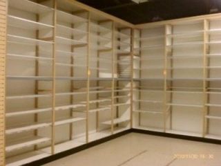 Newly listed Upscale Retail Store Wood Display Shelving LOT 60 