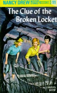 The Clue of the Broken Locket No. 11 by Carolyn Keene 1943, Paperback 