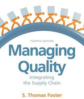 Managing Quality by Thomas Foster 2009, Hardcover