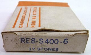 carborundum honing stones re8 s400 6 12 stone box nib