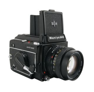 Mamiya M645 1000S Medium Format Rangefinder Film Camera with 80mm Lens 