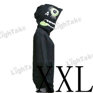 Vocaloid Matryoshka Gumi Cosplay Costume Sports coat with Cap Black 