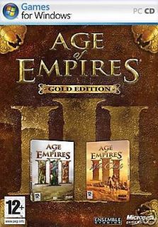 age of empires iii 3 gold edition pc game sealed