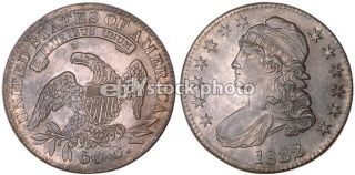 Half Dollar, 1832, Capped Bust