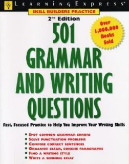 501 Grammar and Writing Questions by Learning Express 2002, Hardcover 
