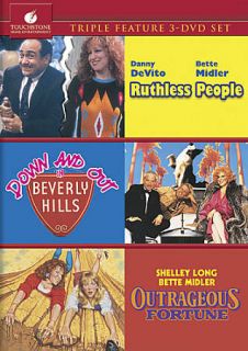Ruthless People Down and Out in Beverly Hills Outrageous Fortune DVD 