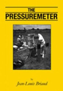 The Pressuremeter by Jean Louis Briaud 1992, Hardcover