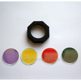 LED Lenser filter set with coloured lenses for P7, T7, B7, L7, M8, H14 