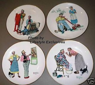 norman rockwell four seasons plates in Decorative Collectible Brands 