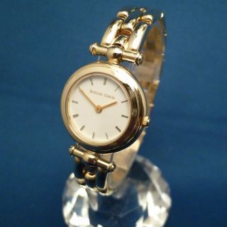 ladies solid 9ct gold bueche girod quartz wristwatch from united