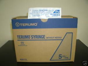 100 units terumo syringe 5 cc ml without needle time